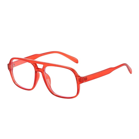 AJGRHE Blue Light Blocking Glasses Nerd Clear Square Computer Lightweight Pilot Glasses Frame Oversized B