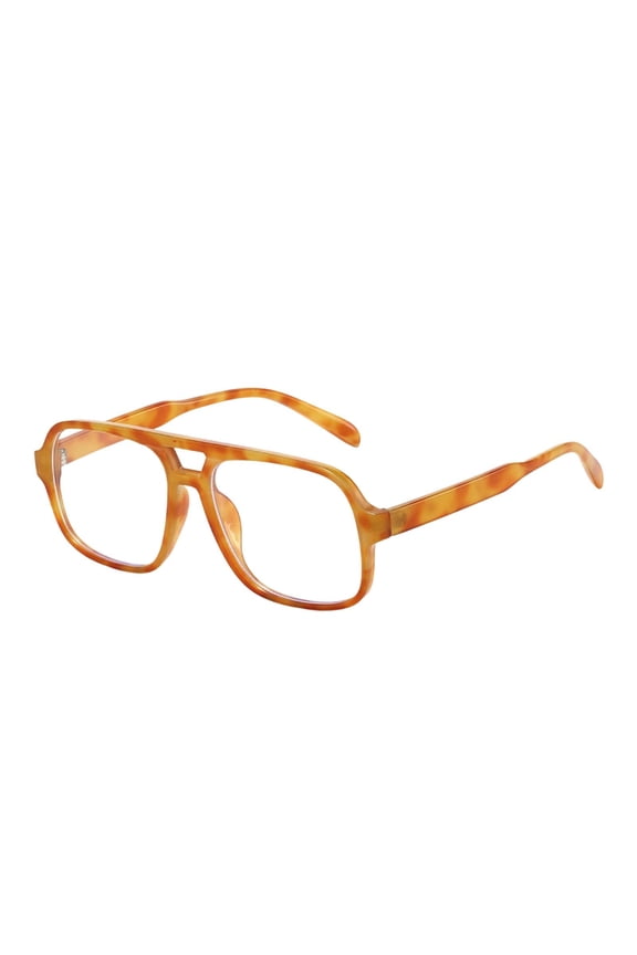 Blue Light Blocking Glasses Nerd Clear Square Computer Lightweight Pilot Glasses Frame Oversized C