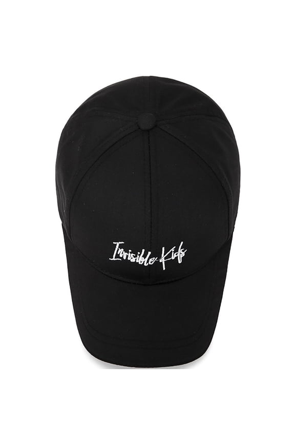 Casual Korean Baseball Travel Fashion Cap Hat Outdoor Baseball Caps Black One Size