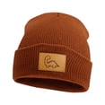 thumbnail image 1 of AJGRHE Children's For Knitted Knitted Hat Boys And And Warm Winter For Girls Hat Autumn Woolen Hat Coffee 2-8 Years, 1 of 4