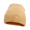 thumbnail image 1 of AJGRHE Children's For Knitted Knitted Hat Boys And And Warm Winter For Girls Hat Autumn Woolen Hat Khaki 2-8 Years, 1 of 4