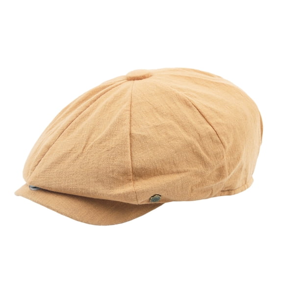 AJGRHE Classic Beret Newsboy Cap Adjustable Unisex Solid Color Hat for Daily Wear Yellow One Size