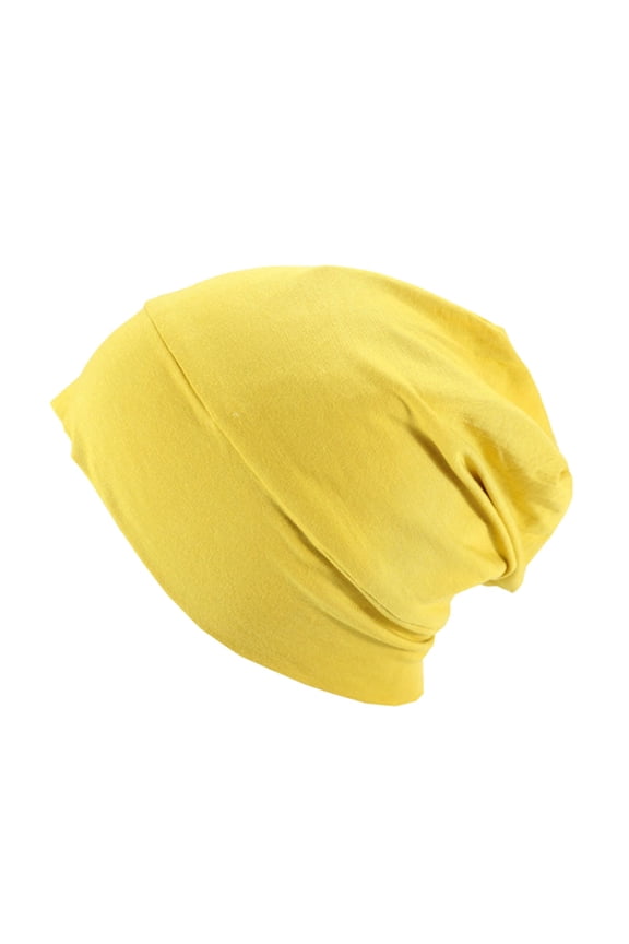 Couples Fashion Casual Solid Color Pullover Hat Daily Pile Hat Yellow One Size