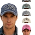 thumbnail image 1 of AJGRHE Distressed Baseball Cap With 3D Embroidery Detailing Unique Casual Style Navy One Size, 1 of 4