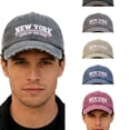 thumbnail image 1 of AJGRHE Distressed Baseball Cap With 3D Embroidery Unique Washed Denim Hat For Daily Casual Outdoor Hiking Green One Size, 1 of 4