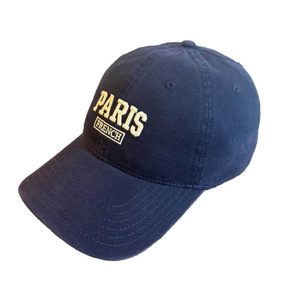 AJGRHE Fashion Pa Ris Baseball Cap Men Women Outdoor Sports Casual Sun Hat Navy One Size
