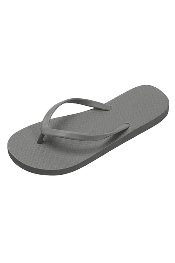 Flip Flops for Women Men, Rubber Platform Flip Flops, Lightweight Comfortable Non-slip Beach Walking Thong Sandals Grey1 7