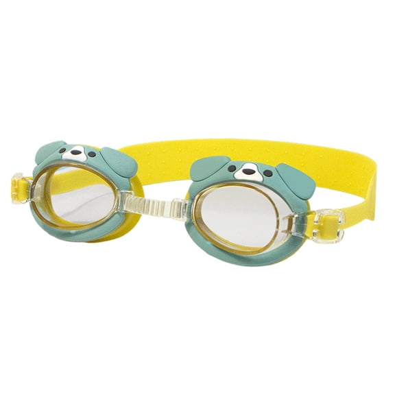 AJGRHE Fog Swimming Goggles for Youth and Adult Pool Beach Outdoor Water Sports with Comfortable Adjustable Strap Light Yellow