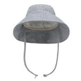 thumbnail image 1 of AJGRHE Kids Bucket Hat Solid Cap Boys Hat Baby Sun Hat Kids Beach Hats Wide Brim Outdoor Play For Boy And Girl Grey 3-12 Months, 1 of 5