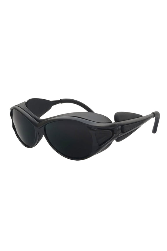 LED Infrared Lamp Shielding Eyewear For Tanning And Beauty With Advanced Glare Reduction Technology Black