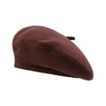 AJGRHE Lady Beret Autumn Winter Lightweight Breathable Fashion Solid ...
