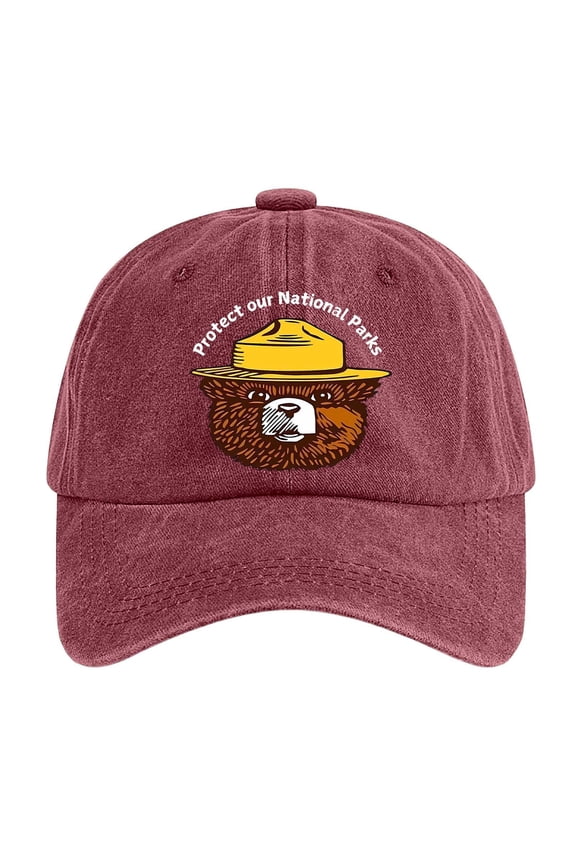 Letter Print La Hat Casual Baseball Cap Patriotic Election Hat One Size