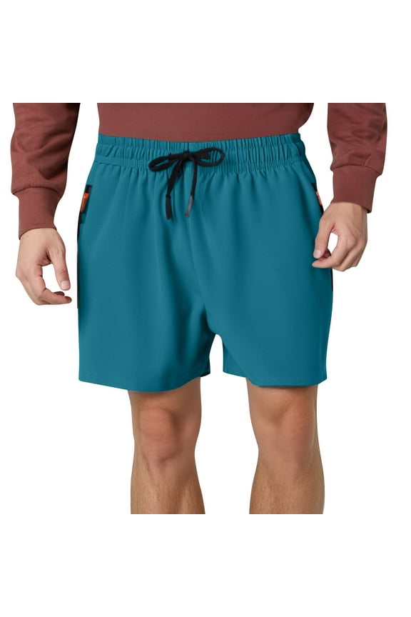 Men Athletic Shorts Men's Athletic Compression Training Pants for Running Basketball and Base Workouts Flexible Stretch Fitness Gear XXXL Blue