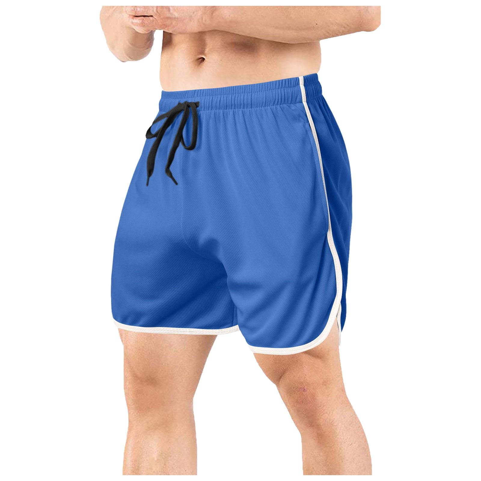 AJGRHE Men Solid Chino Pants Men's Athletic Casual Shorts with Mesh ...