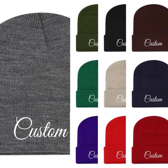AJGRHE Men Women Matching Printed Knitted Hooded Hat Autumn Winter Warm Casual Cap Grey One Size