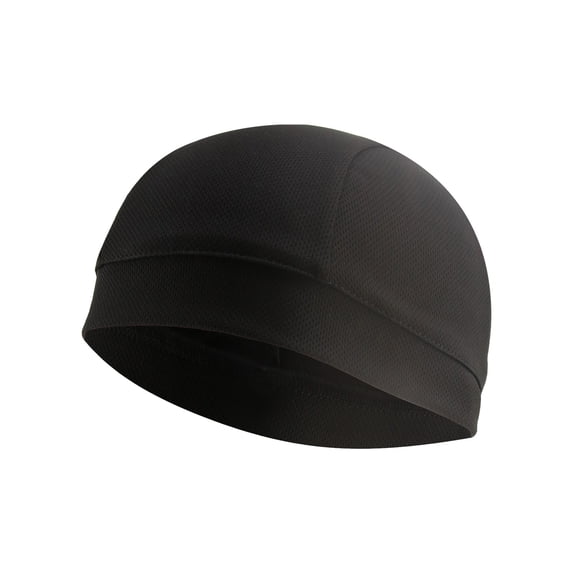 AJGRHE Men Women Riding Summer Windproof Sunscreen Sports Hat Outdoor Soft Headgear Motorcycle Liner Black One Size
