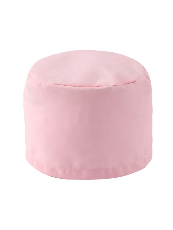Men's And Women's Elastic Doctor's Hat Round Hat Doctor's Hat Sanitary Hat Work Hat Red One Size