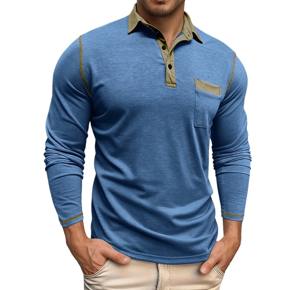 AJGRHE Men's Shirts Casual Classic Knit Breathable Comfort Fit Relaxed ...