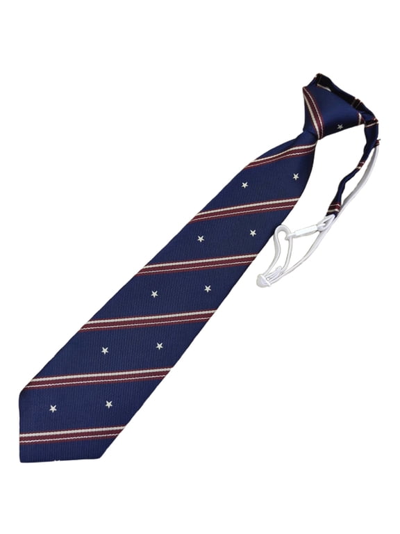 Mens American Flag Necktie Stars & Striped Jacquard Tie for Patriotism Casual Necktie Featuring Three Color Star Outdoor Events Matching Shirts Across All Seasons Dark Blue1