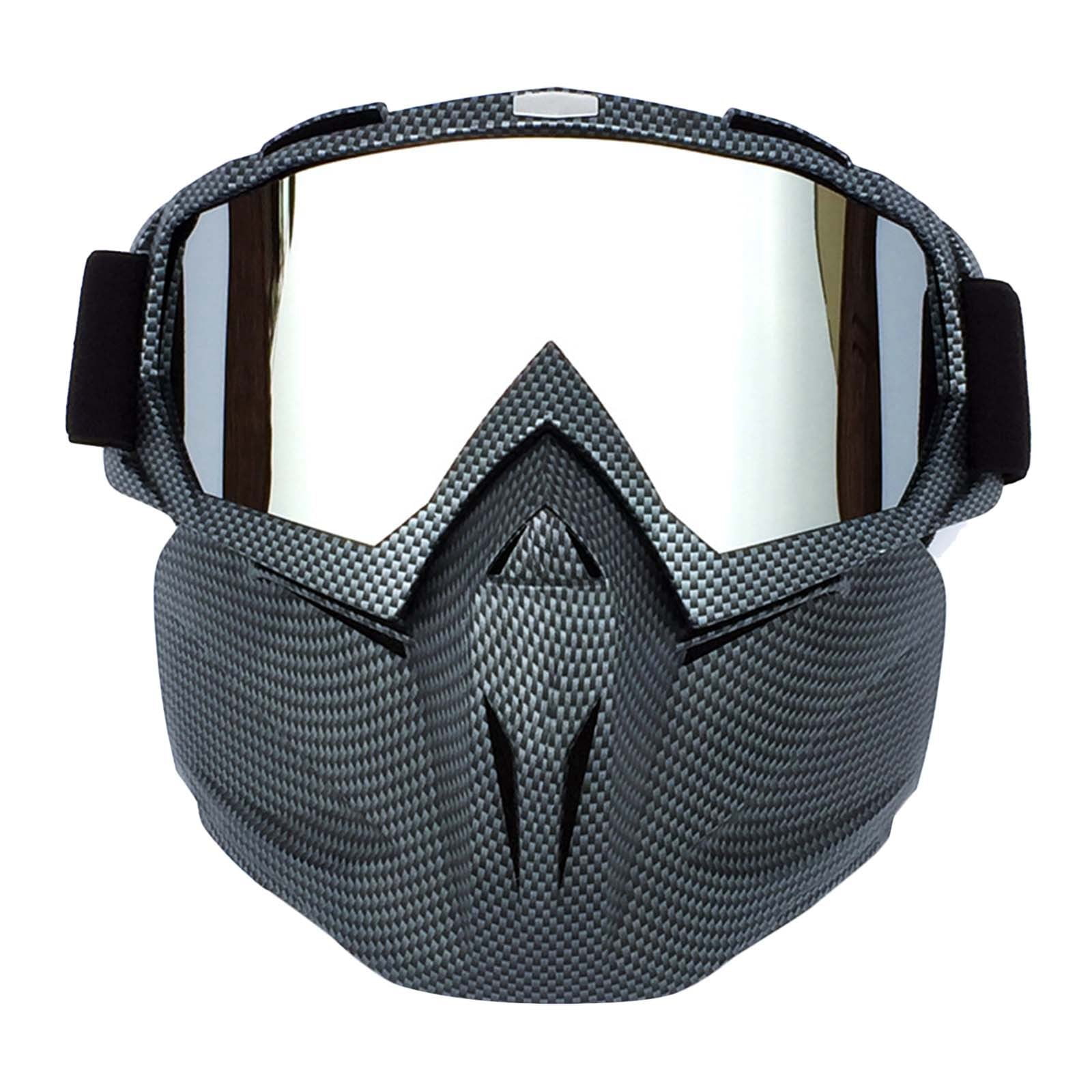 AJGRHE Motorcycle Goggles Off Road Racing Eyewear for Ski Wind and Riding Glasses C