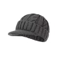 thumbnail image 1 of AJGRHE Oversize Wool Knitted Baseball Caps Big Head Men Women Short Brim Sport Hats Linned Newsboy Cap Grey One Size, 1 of 4