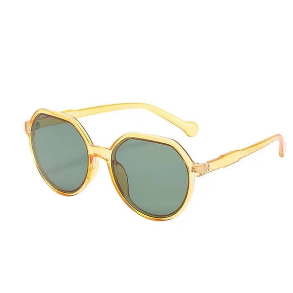 AJGRHE Polarized Round Sunglasses, Stylish Sunglasses for Men and Women Retro Classic, Multi-Style Selection Green