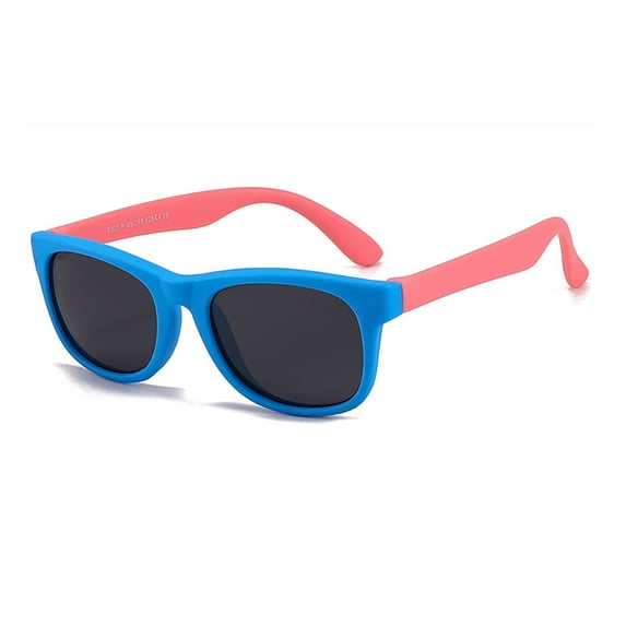 AJGRHE Polarized Toddler Sunglasses Boys & Girls - Unbreakable For Kids - UV Protection Kids Polarized Flexible TPEE Rubber Frame For Toddlers Boys Girls Blue1