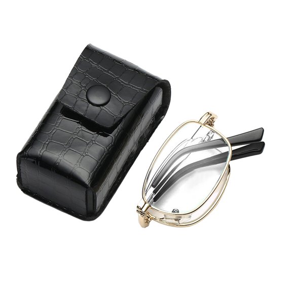 AJGRHE Reading Glasses for Adults with Metal Frame and Convenient Design D