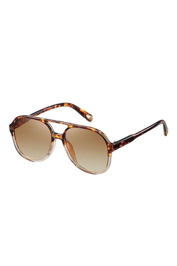 Retro Aviator Sunglasses for Women Mens Large Frame Classic Vintage 70s Sun Glasses Aviators Coffee1