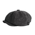 thumbnail image 1 of AJGRHE Same Style British Solid Beret Hat Painter For Both Men And Women Dark Gray XL, 1 of 3