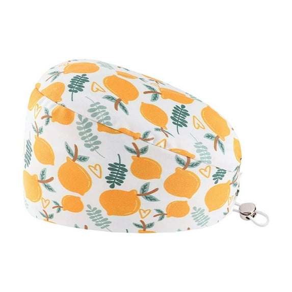 AJGRHE Scrub Hat Adjustable Print Cap For Doctors Nursing Unisex Headwear Multicolour A