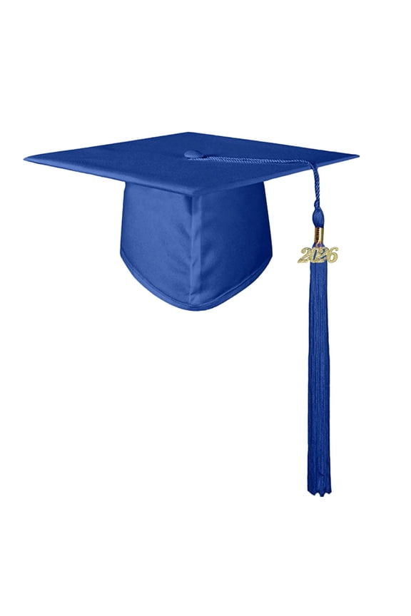 Shiny Kindergarten Preschool Graduation Caps for Kids High School College Adults with Tassel Navy M