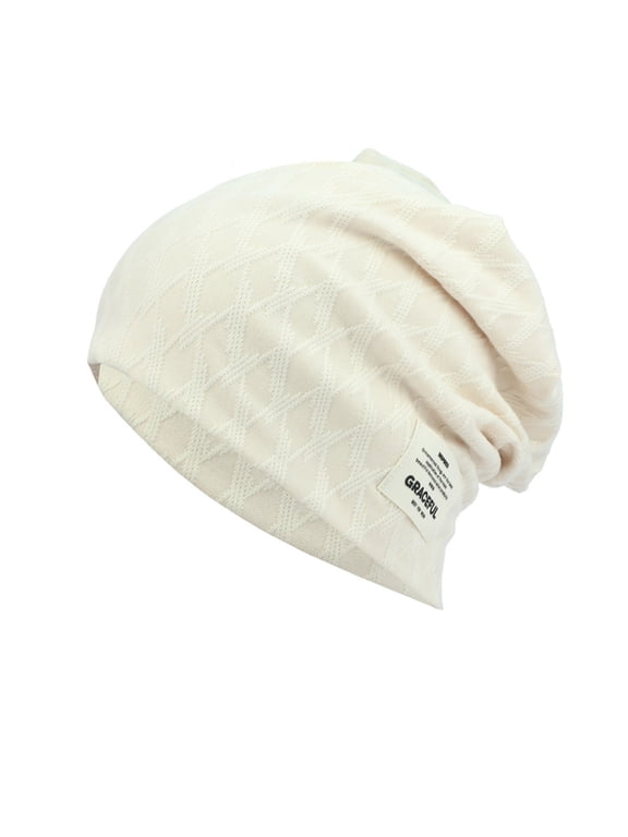 Slouchy Hop Soft Lightweight Running Adult Hats Chemo Cap For Men Women Bucket Hats White One Size