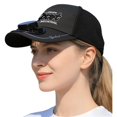 thumbnail image 1 of AJGRHE Solar Powered Fan Hat For Sun And Breathable Sun Hat With USB Chargeable Fan For Outdoor Activities And Beach Days Black One Size, 1 of 5