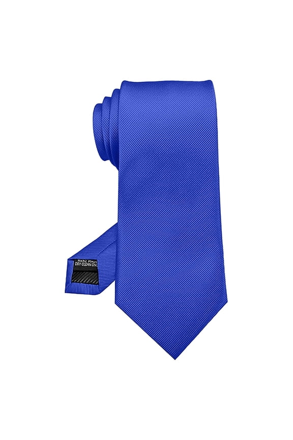 Solid Color Tie Formal Necktie for Men, Paisley Ties for Men, Mens Formal and Casual Ties for Wedding, Business Blue