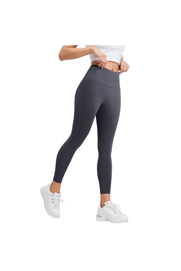Squat Proof Yoga Pants High Waisted Non See Through Workout Leggings with Four Way Stretch Squat Proof Comfortable Fitness Yoga Pants XXL Dark Gray