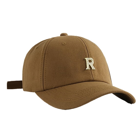 AJGRHE Summer Korean Fashion Sunshade Hat Breathable Sunscreen Baseball Visor Brown One Size