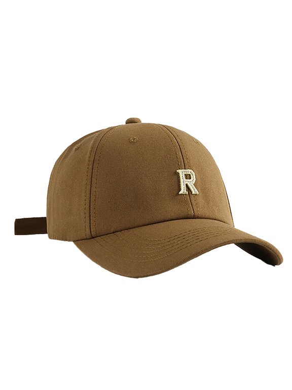 Summer Korean Fashion Sunshade Hat Breathable Sunscreen Baseball Visor Brown One Size