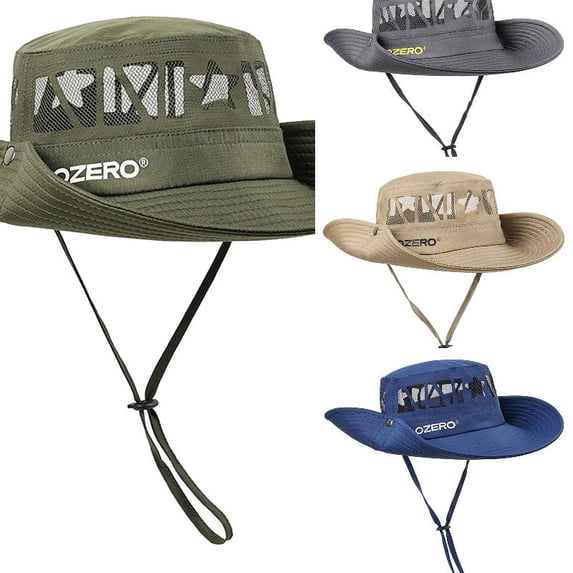 AJGRHE Sun Hat with Wide Brim Bucket Hat for Men and Women, Ideal for Fishing, Hiking, Gardening, Safaris and Beach Adventures Green One Size