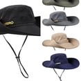 thumbnail image 1 of AJGRHE Sun Hats for Men Waterproof Quick Dry Bucket Hat Adjustable Wide Brim Summer Boonie Cap for Fishing Hiking Black One Size, 1 of 3