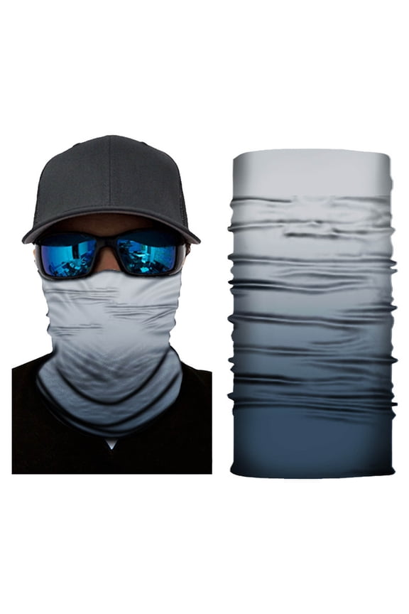 Sun Protective Scarf Multifunctional Seamless Design Outdoor Activities Daily Wear Hiking Running Cycling Fishing UPF 50 Breathable Neck Gaiter Bandana Headwrap Navy