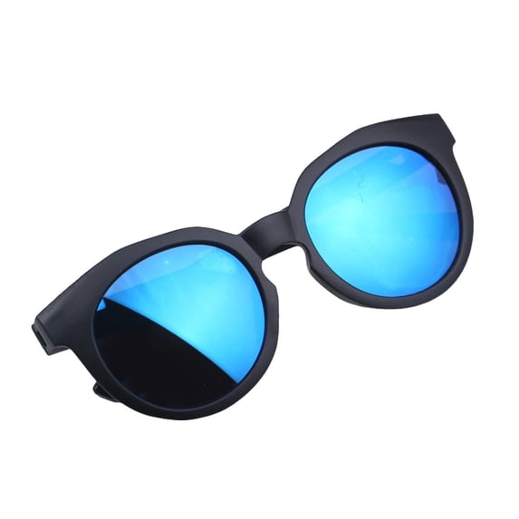 AJGRHE Sunglasses for pre- â UV400 Color Mirror Lens,Matte Round Frame Small FacesâCycling & Outdoors C