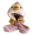 thumbnail image 1 of AJGRHE Toddler Kids Girls Boys Animal Soft Warm Thick Winter Hat With Cap Pink One Size, 1 of 4
