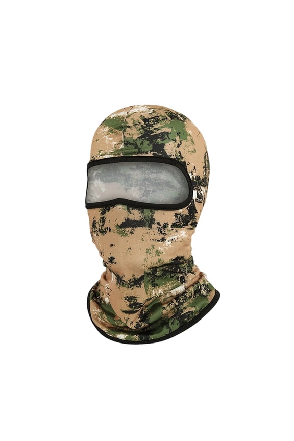 UPF 50+ Breathable Sun Protective Scarf Lightweight Headwear For Adults Outdoor Activities Dark Green