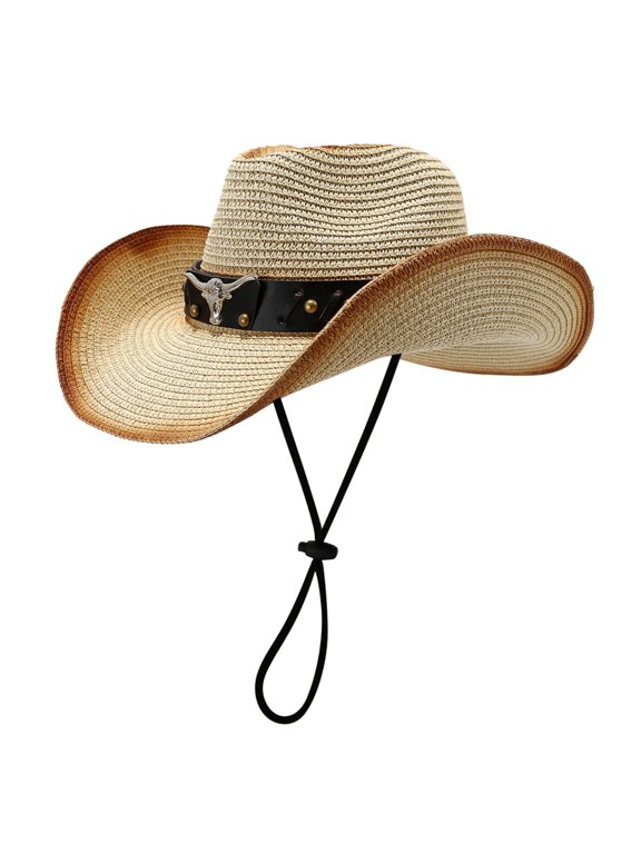 Unisex Braided Bucket Hat For Outdoor And Casual Wear Adjustable Drawstring Sun Hat For All Seasons Khaki One Size