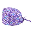 thumbnail image 1 of AJGRHE Unisex Breathable Printed Scrub Hat Doctor Cap For Hospitality Use Multicolour One Size, 1 of 2
