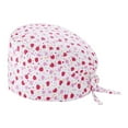thumbnail image 1 of AJGRHE Unisex Breathable Printed Scrub Hat Doctor Cap For Hospitality Use Red One Size, 1 of 2