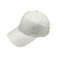 thumbnail image 1 of AJGRHE Unisex Solid Baseball Cap Classic Hat for Male Female Everyday Wear White One Size, 1 of 4