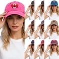 thumbnail image 1 of AJGRHE Unisex Style Baseball Cap With Patriotic Print Adjustable Hat For Outdoor Activities Hot Pink One Size, 1 of 4