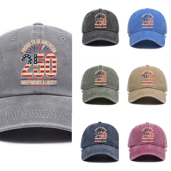 AJGRHE Washed Soft Top Baseball Cap With Letter Print Summer Outdoor Sun Hat Curved Brim Grey One Size